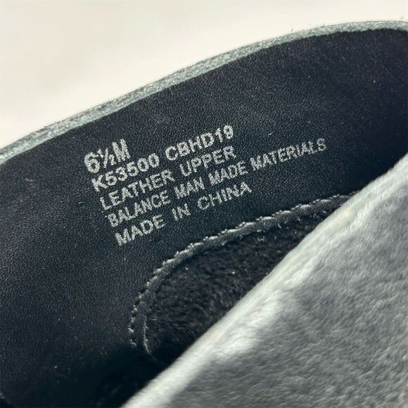 Kork-Ease Ryder Women's Black Leather Ankle Booties Size 6.5 Back Zipper - Picture 14 of 14